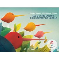 Les quatre saisons d'En sortant de l'école : Prévert, Desnos, Apollinaire, Eluard
