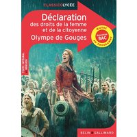 Déclaration des droits de la femme et de la citoyenne : oeuvre au programme, nouveau bac