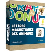 Coffret Lettres magnétiques animaux Céline Alvarez