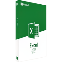 Microsoft Excel 2016 dla Mac - licencja wieczysta ESD 1 PC