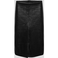 Black Textured Skirt