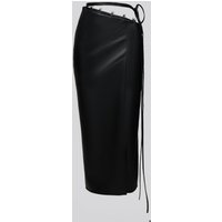 Black skirt with ties
