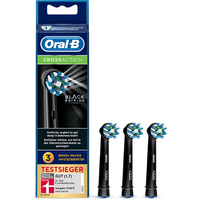 Oral-B CrossAction Black Edition Zahnbürstenkopf – 3er Oral-B CrossAction Black Edition Zahnbürstenkopf – 3er
