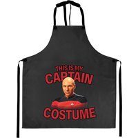 Sta R Trek The Next Generation Halloween My Captain Picard Costume Aprons