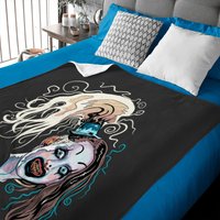 Terrifier 2 Little Pale Girl Art The Clown Spooky Horror Movie By Betterdaze Baby Blankets