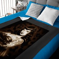 Bettie Page Tattooed Baby Blankets