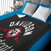Davidson College Wildcats Logo Baby Blankets