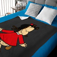 Little Lulu Happy T-shirt Shirt Gift Gifts Little Lulu Happy T-shirt Shirt Gift Baby Blankets