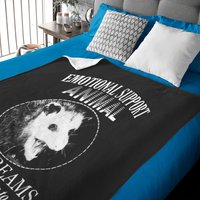 Funny Possum Emotional Support Animal Funny Opossums Memes Baby Blankets