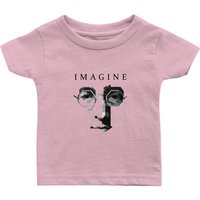 J Lennon Imagine Face - J Lennon Imagine - Baby T Shirts