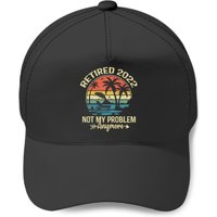 Vintage Retirement Gifts Retired 2022 Not My Problem Anymore Baseball Caps