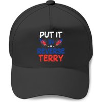 Back Up Terry Put It In Reverse Funny 4th Of July Fireworks Baseball Cap