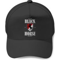 11th Armored Cavalry Regiment (distressed) - Black Horse Regiment Baseball Cap