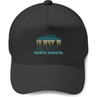 North Dakota Bison Vintage American Buffalo Souvenir Baseball Cap