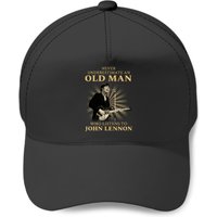 Never Underestimate An Old Man Who Listens To John Lennon Baseball Cap