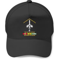 Badge - Lrrp - Tip Of The Spear - Vietnam Vet W Svc - Veteran - Baseball Caps