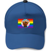 Lgbt Gay Trans Pride Blm Fist Flag Premium T Baseball Caps