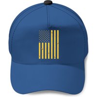 American Flag Honeycomb Honey Bee Beekeeping Beekeeper Gift Baseball Cap Baseball Caps