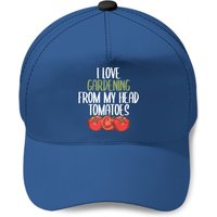 I Love Gardening From My Head Tomatoes Baseball Caps