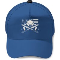 Patriotic American Flag Baseball Pullover Baseball Caps