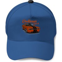 Challenger Srt-8 Orange Stripe Front - Challenger - Baseball Caps