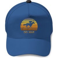 Horse Vintage Racing Del Mar California Fan Baseball Caps