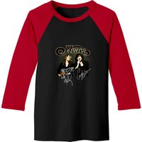 Heart Music Band Unisex Baseball Tees, Pop Rock Band Legend Baseball Tees