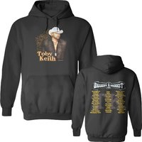 Y2k Vintage Toby Keith Biggest & Baddest Tour Band Double Sided Hoodies Double Sided Hoodies L