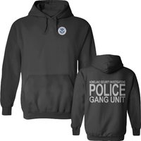 New Police Homeland Security Investigations United States Department Double Sided Double Sided Hoodies