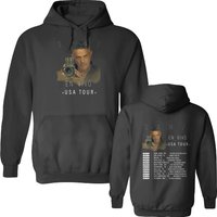 Alejandro Sanz 2023 Tour Double Sided Hoodies, San En Vivo Usa Tour 2023 Double Sided Hoodies