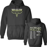 Wallen Western Tour 2023 Merch,country Music Double Sided Hoodies