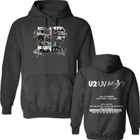 Color Fall Tour 2023 Rock Band U2 Double Sided Hoodies, Achtung Baby Live At Sphere U2 Band Double Sided Hoodies