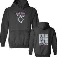 Vintage Twisted Sisters Merch We're Not Gonna Take It 90s Double Sided Hoodies