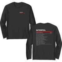 Interpol 2023 Tour Long Sleeve Shirt
