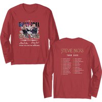 Billy Joel Stevie Nick Tour Double Sided Long Sleeves