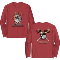 Color Dead & Company The Final Oracle Park San Fransisco Double Sided Long Sleeves