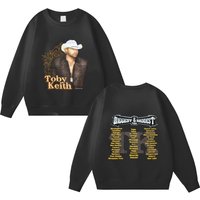 Y2k Vintage Toby Keith Biggest & Baddest Tour Band Double Sided Sweatshirts Double Sided Sweatshirts L