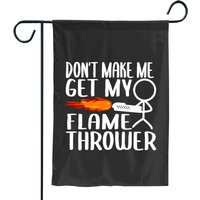 Flamethrower, Prop Stick Man Figure Flame Thrower Garden Flags