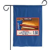1.50 Costco Hot Dog & Soda Combo With Quote Garden Flags