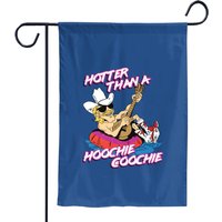 Hotter Than A Hoochie Coochie Vintage Style Garden Flags, Alan Jackson Garden Flags