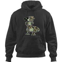 Protogen Furry Fursuit Fursona In A Turtle Shell Pattern Hoodies