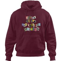 School Of The Art Institute Of Chicago Saic Logo Funky Collage Hoodies