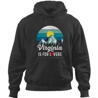 Vintage Virginia Is For The Lovers Hoodies