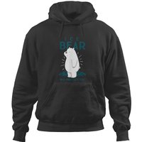 Cn We Bare Bears Ice Bear Will Protect You Graph Hoodies