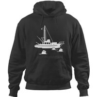 Jaws - Orca With Barrels Hoodies