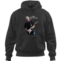 Eric Clapton Playing Guitar Music Logo Wo Hoodies