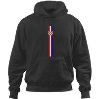 Croatia Crest With Tri-colour Strip Hrvatska Hoodies