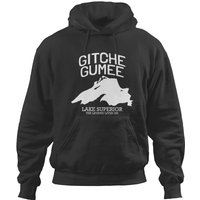 Superior, Great Lake, Gitche Gumee Apparel Lakes Gifts Long T Hoodies