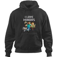 I Love Minors Hoodies