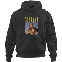 Vtg Rare New Hanson Logo Hoodies Men's Black